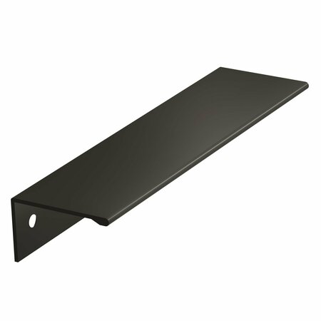 AMEROCK Edge Pull 5-1/16 in 128 mm Center-to-Center Flat Black Cabinet Pull BP36575FB
